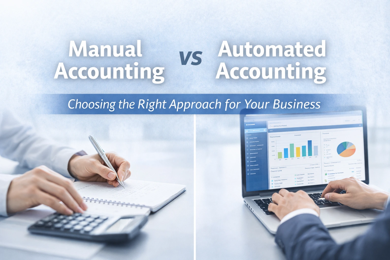 Manual Accounting vs Automated Accounting: Choosing the Right Approach for Your Business